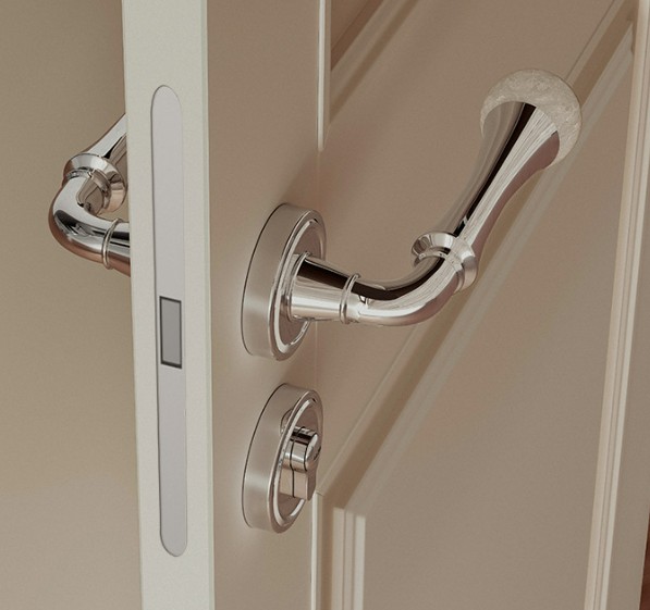 Khóa cửa hợp kim tay cầm phối đá tự nhiên BAG121 8