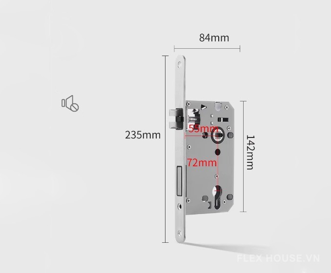 Khóa cửa tay gạt phối gỗ phong cách Bắc Âu GT9986 17