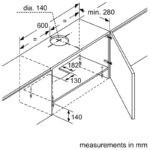 Máy hút mùi âm tủ 60cm màu bạc Bosch HMH.DFT63AC50 (5)