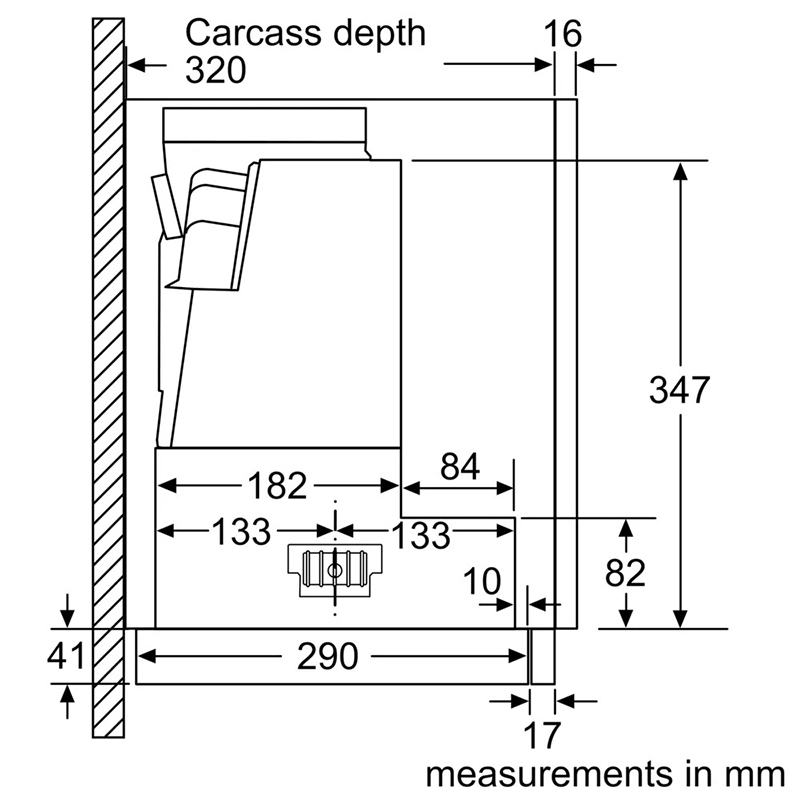 Máy hút mùi âm tủ 90cm Bosch HMH.DFS097A51B 15