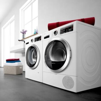 Máy sấy bơm nhiệt 9kg màu trắng Bosch HMH.WQB245B0SG