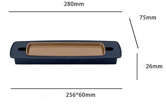 Nắp luồn dây điện nhựa ABS để bàn tối giản STM6003 9