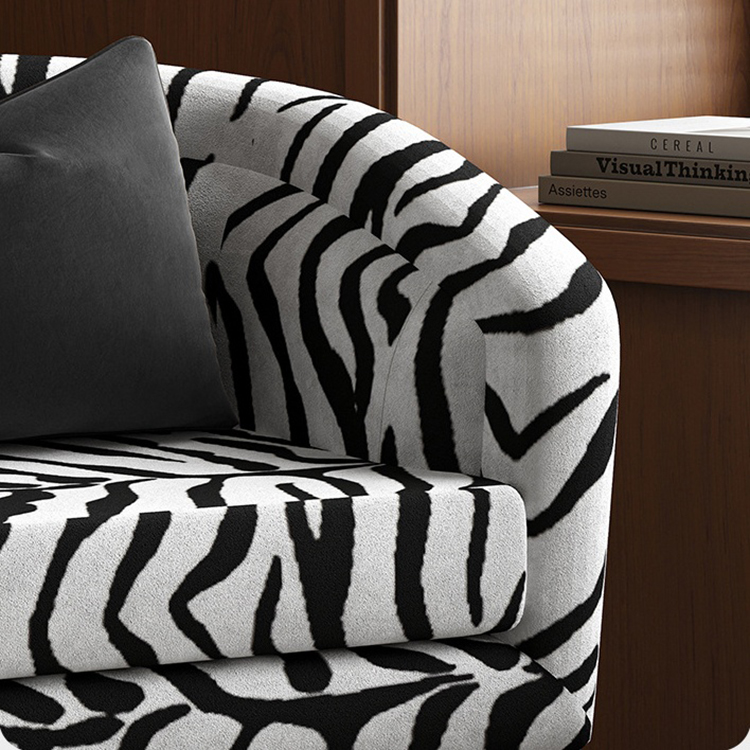 Sofa đơn bạch hổ chân xoay kiểu Pháp SAB944 12