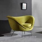 Sofa đơn tựa lưng sang trọng decor showroom FAD343