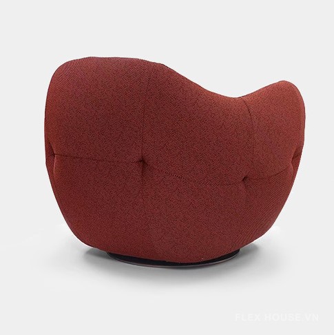 Sofa lười chân xoay vải lanh kiểu Italian sang trọng FAD271 19