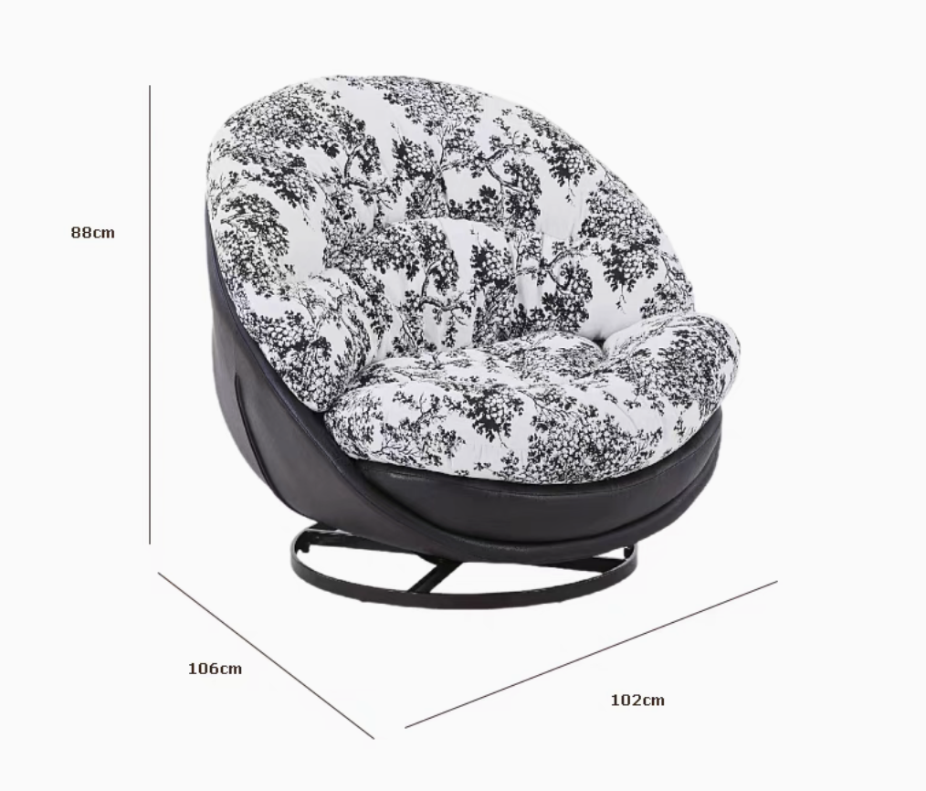 Sofa lười vải nhung phong cách Italia FAD886 11