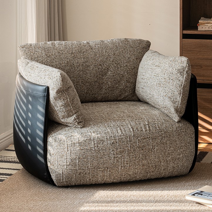 Sofa lười thư giãn bọc vải phòng khách kiểu Bắc Âu SAB529 10