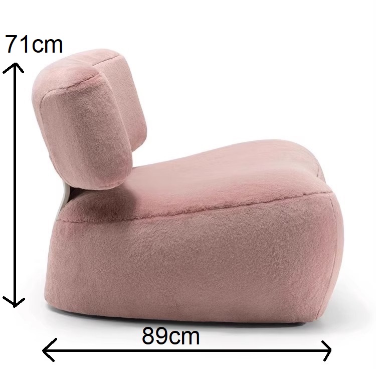 Sofa lười thư giãn vải nhung phong cách Wabi-Sabi FAD095 8