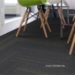 Thảm sàn họa tiết sọc tinh tế chống trượt, cách âm tốt C04