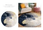 Thảm tròn decor phòng khách họa tiết nghệ thuật TWD6757(2)