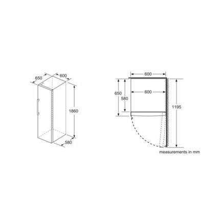 Tủ đông đơn 1 cánh mở phải Bosch HMH.GSN36VIFP (3)