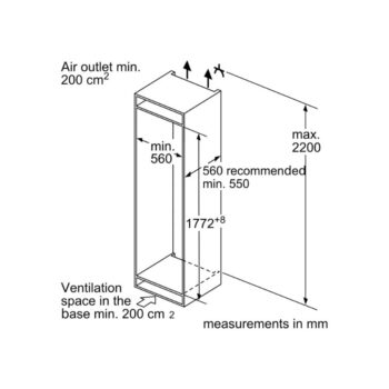 Tủ lạnh âm tường ngăn đá dưới HMH.KIN86AF30O (3)