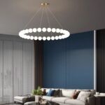 Đèn thả bằng đồng trang trí phòng khách sang trọng ZHM578 - 3