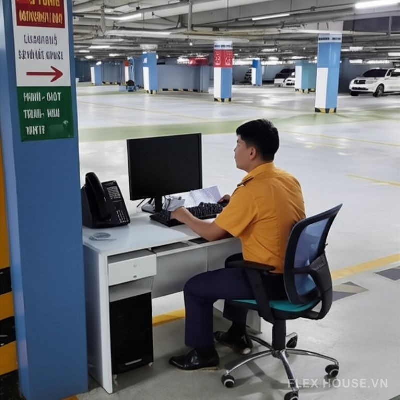 ghế ngồi làm việc cho bảo vệ