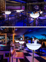 Bàn đèn LED phát sáng quầy bar ngoài trời XY6779