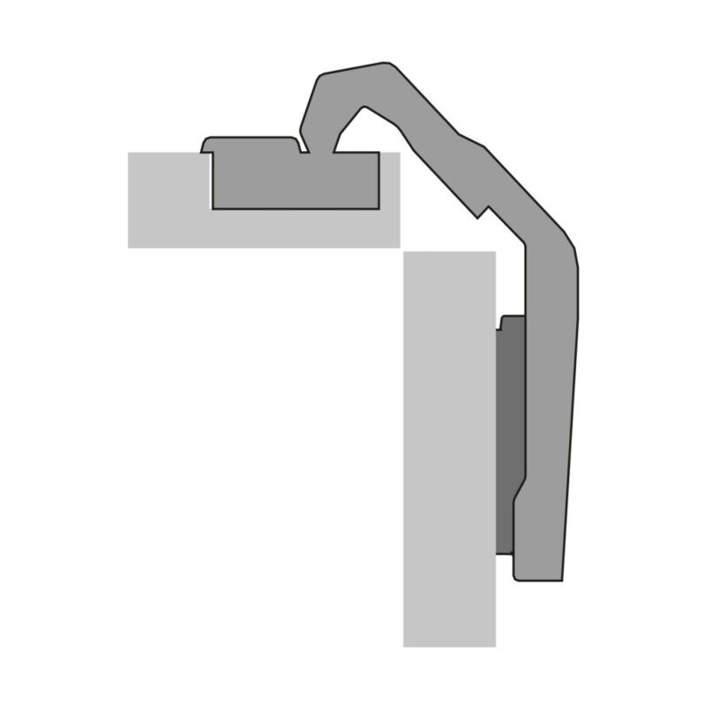 Bản lề cho góc tủ gấp Intermat 9930 Hettich 9116394 3