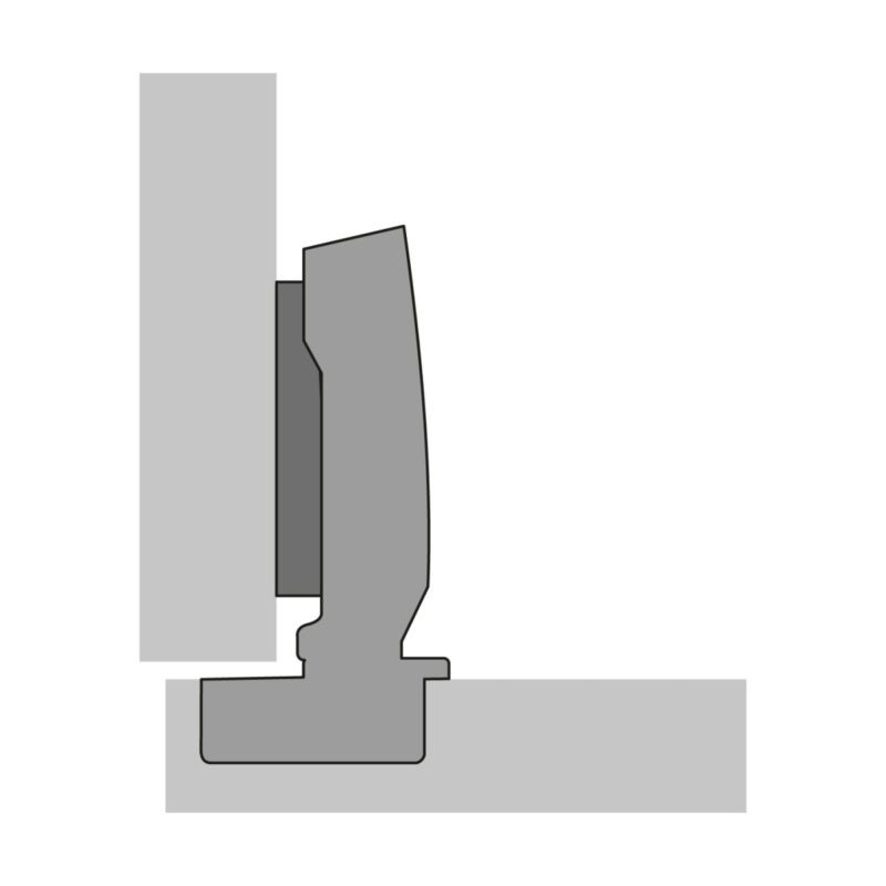 Bản lề cánh tủ 110 độ không giảm chấn Hettich Sensys 90174123 3