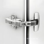 Bản lề mạ Niken cho góc tủ gấp Intermat 9930 Hettich 9090109