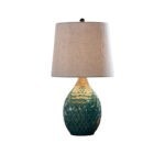 Đèn bàn bằng gốm sứ phong cách Mỹ RX072-3