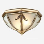 Đèn ốp trần đồng châu Âu Retro OD05