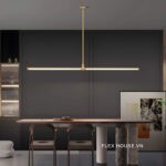 Đèn thả bằng đồng trang trí quán bar ZHM623