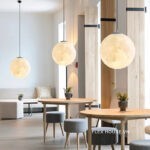 Đèn thả trần mặt trăng decor không gian THD20