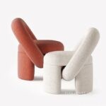 Ghế Sofa tựa lưng kiểu móc sáng tạo tối giản JX437