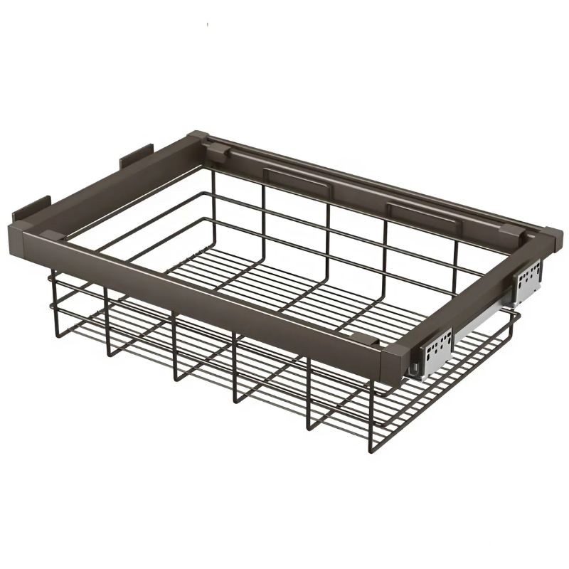 Giá rổ để đồ gấp âm tủ quần áo dạng nan Taura SV02