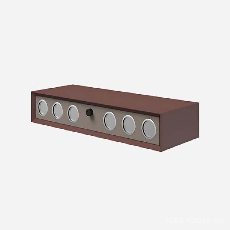 Hộp đựng đồng hồ sang trọng bằng da Taura LD09-R