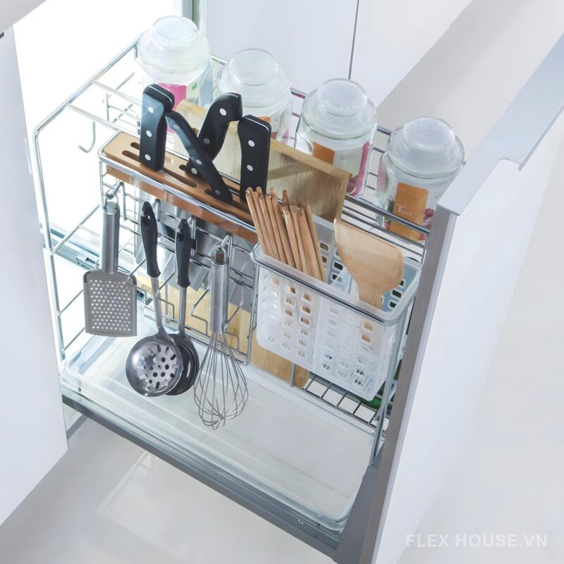 Kệ gia vị đa năng có giảm chấn Inox304 Imundex 7809101 1