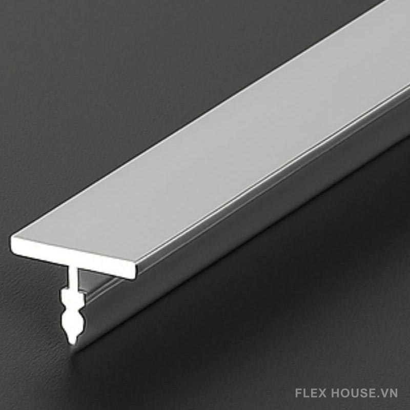 Nẹp nhôm trang trí thanh chữ T bóng gương HB-T 9 Nẹp nhôm trang trí thanh chữ T bóng gương HB-T 14
