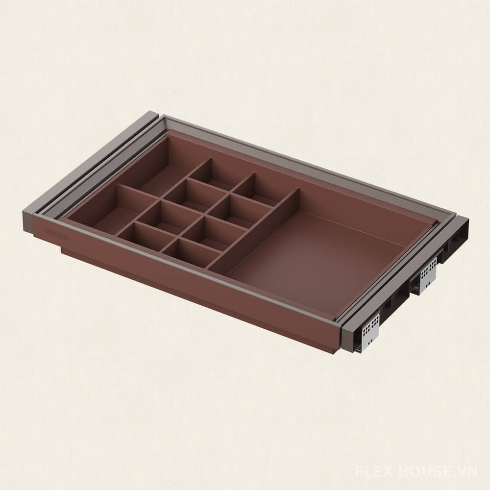 Ngăn kéo chia ô để đồ lót Taura YS09-BR 2