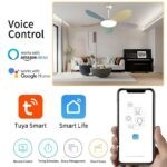 Quạt đèn trần thông minh 5 cánh phòng trẻ em ESC211 (3)