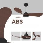 Quạt trần 3 cánh ABS cao cấp phong cách Bắc Âu ESCN07 (3)