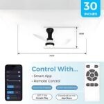 Quạt trần đèn 6 tốc độ cánh ABS cao cấp ESCN25 (3)