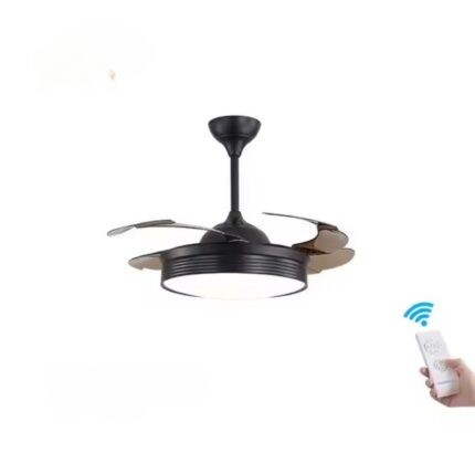 Quạt trần đèn LED giấu cánh hiện đại ESC422