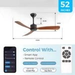 Quạt trần đèn phong cách retro cánh ABS cao cấp ESCN06