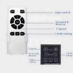 Quạt trần đèn trang trí cánh gỗ độc đáo ESC319B (4)