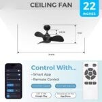 Quạt trần phòng khách 3 cánh ABS cao cấp ESCN24-5