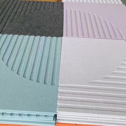 Tấm cách âm sợi polyester rãnh chữ U trang trí phòng MLW7659 (2)