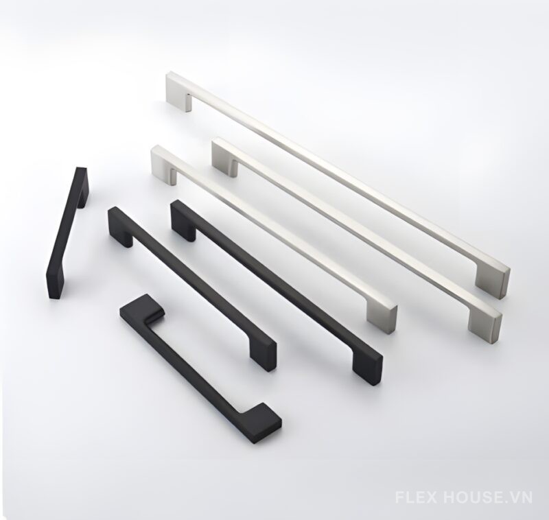 Tay nắm hợp kim kẽm cho tủ quần áo, tủ bếp hiện đại X01658 2
