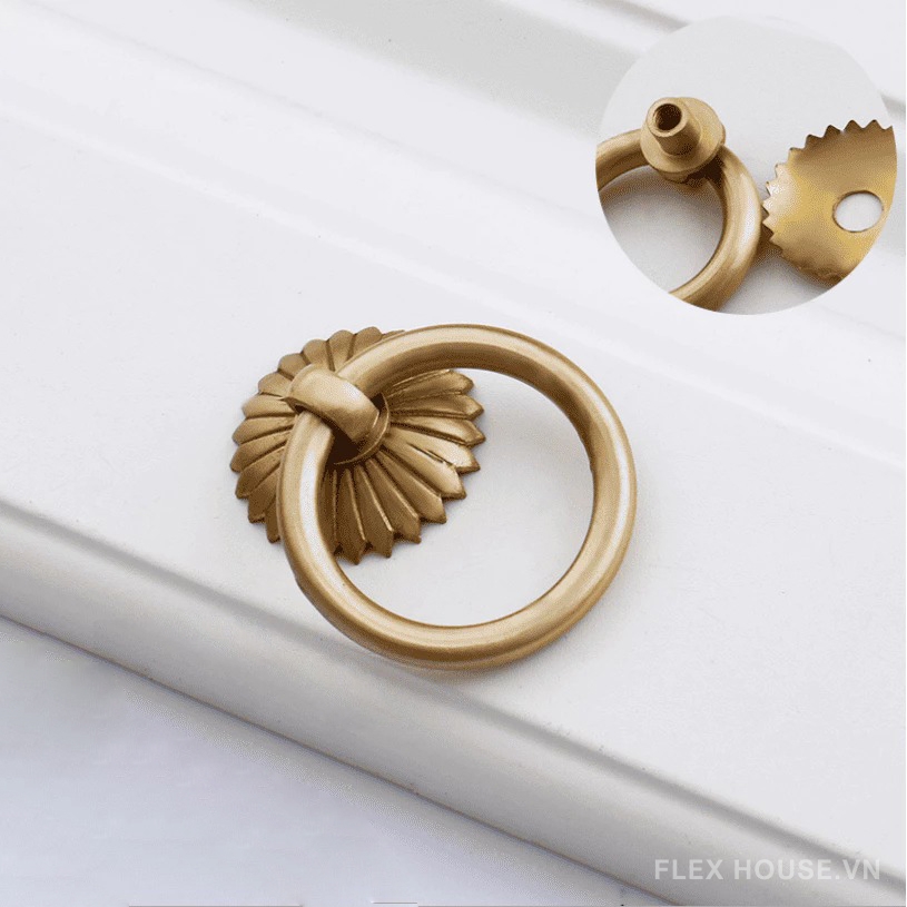 Tay nắm tủ móc kéo cổ điển bằng đồng LDS8047 (6) Tay nắm tủ cổ điển bằng đồng LDS8047 1