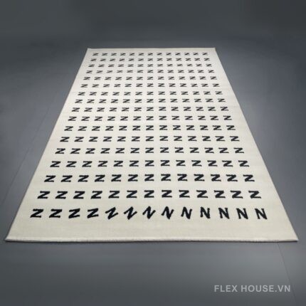 Thảm sợi tổng hợp decor phòng ngủ độc đáo YN-SJ13