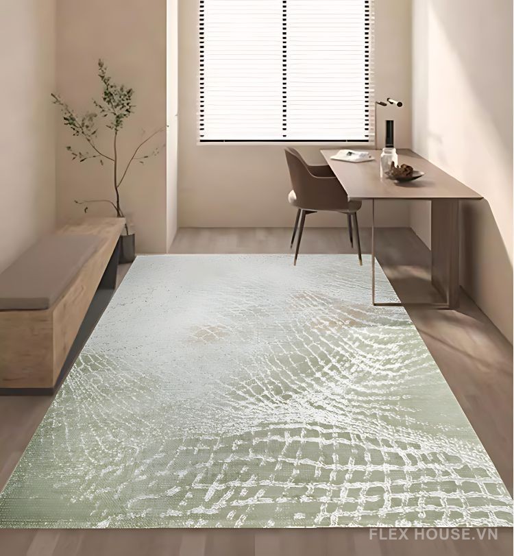 Thảm trải sàn phòng khách họa tiết ô nứt YN-KES03 (1)