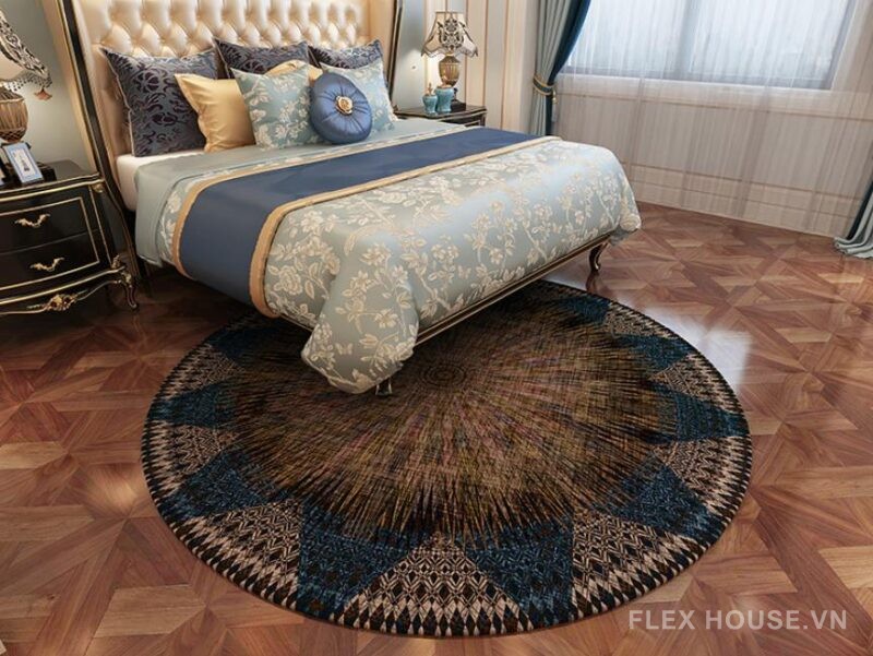 Thảm trải sàn tròn Bohemian hiện đại NBT.XMY0105 2
