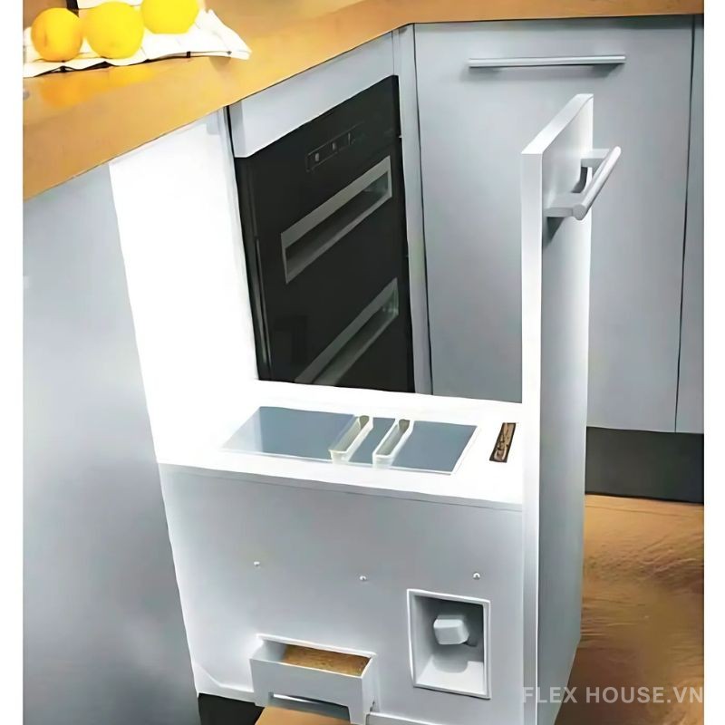 Thùng gạo thông minh 10kg cánh kéo Garis BG02.300 (1)
