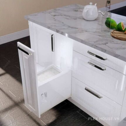 Thùng gạo thông minh 10kg cánh kéo Garis BG02.300 (3)