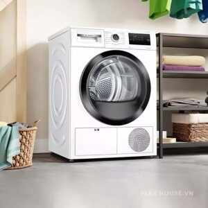 Máy sấy bơm nhiệt Bosch tải trọng 8kg HMH.WTH85008SG