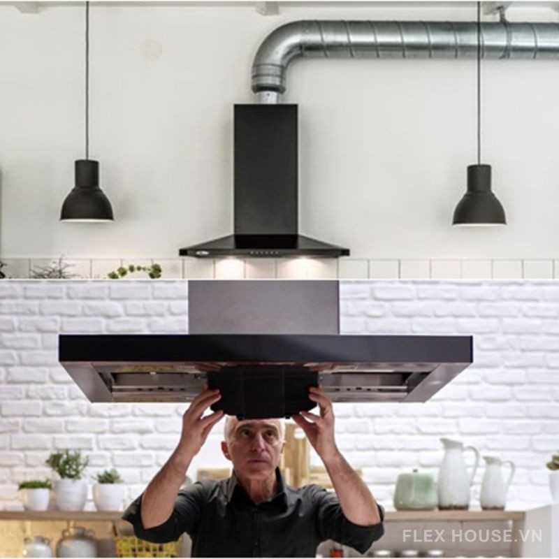 Hướng dẫn cách đặt ống hút mùi bếp chuẩn