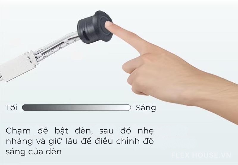 Hướng dẫn cách bật cảm biến đèn Led công tắc tích hợp điều chỉnh độ sáng LDMK0014